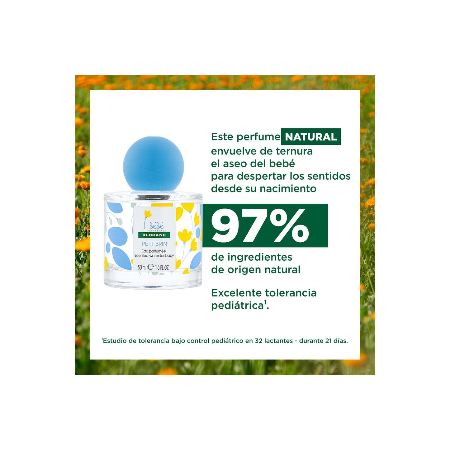Klorane Bebé Agua Perfumada Petit Brin 50ml