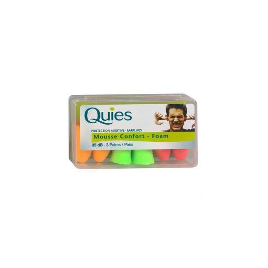 Quies Fluorescente Suave 3 Pares