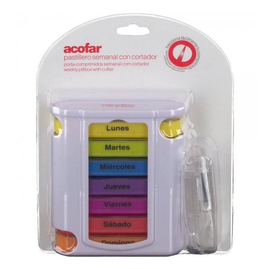 Acofar Pastillero Semanal con Cortador
