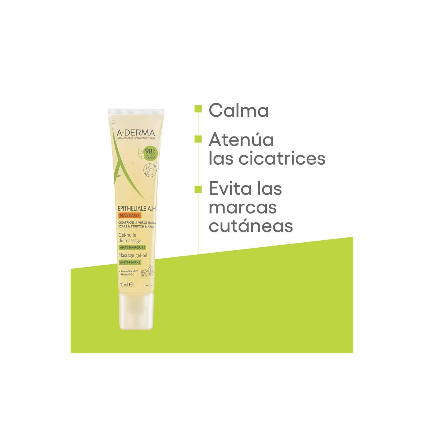 A-Derma Epitheliale A.H Gel-Aceite de Masaje 40ml