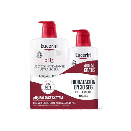Eucerin Pack pH5 Loción Ultraligera 1000ml + 400ml