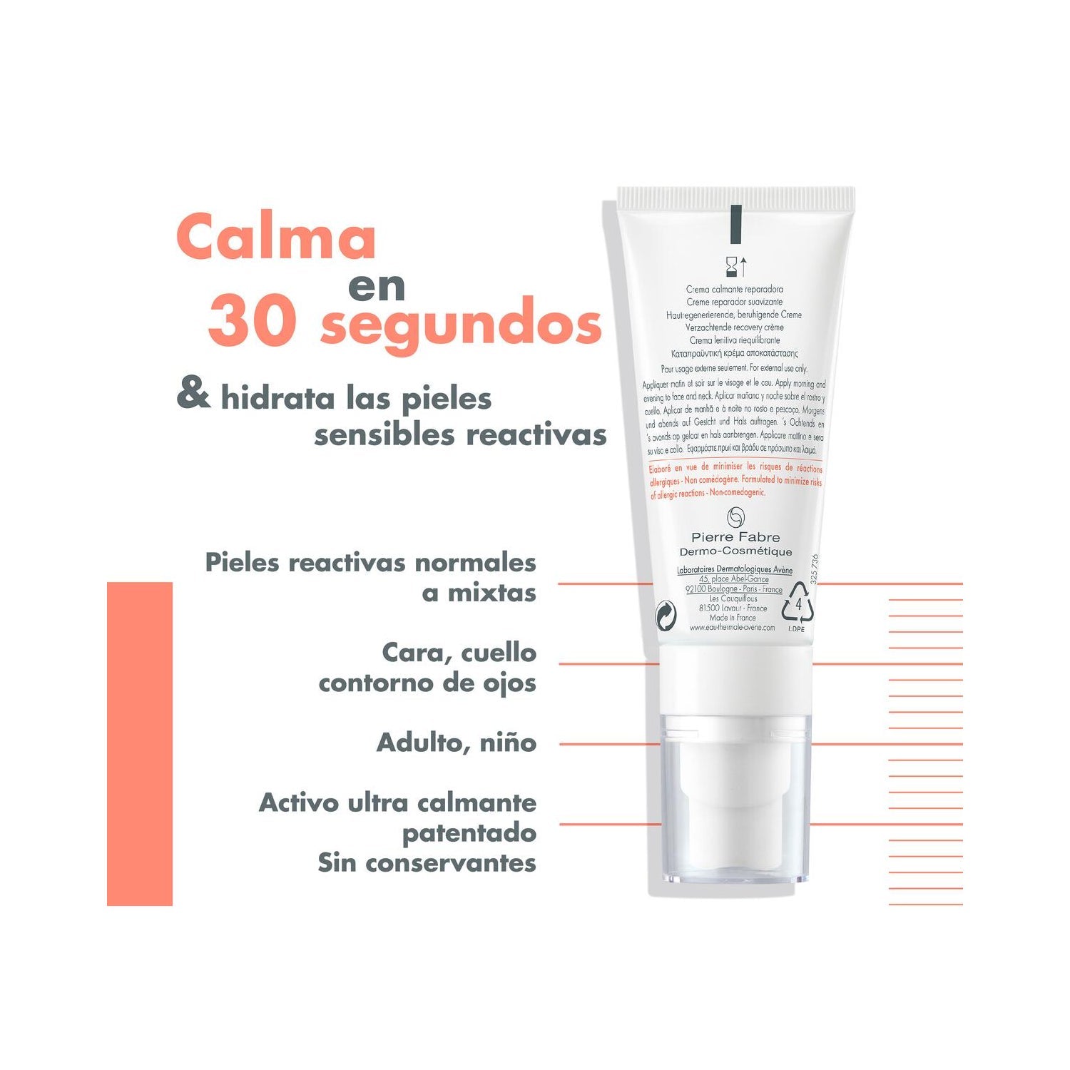 Avène Tolérance Control Crema Calmante Reparadora 40ml