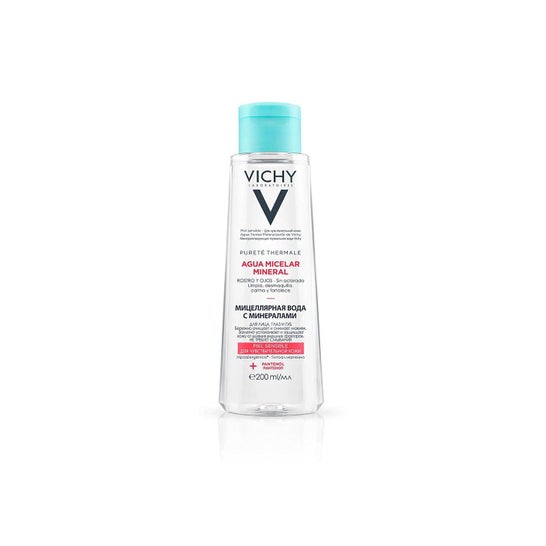 Vichy Pureté Thermale Agua Micelar Mineral Piel Sensible 200ml