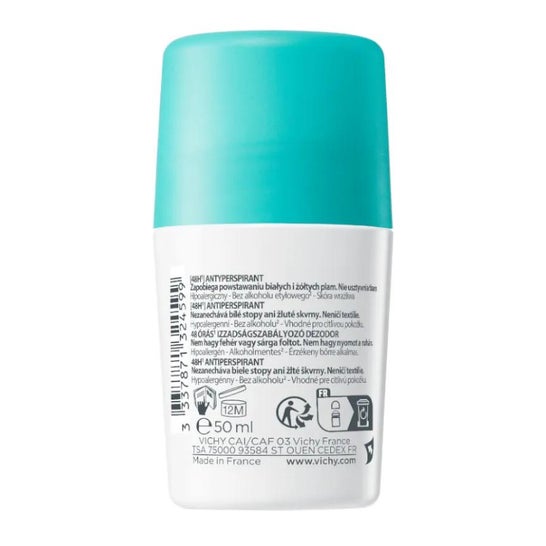Vichy Tratamiento Antitranspirante 48h Antimanchas Roll-on 50ml