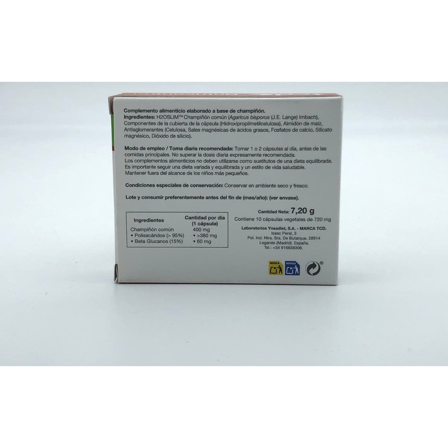 Dietética Adult Tcd Nutricontrol 10caps