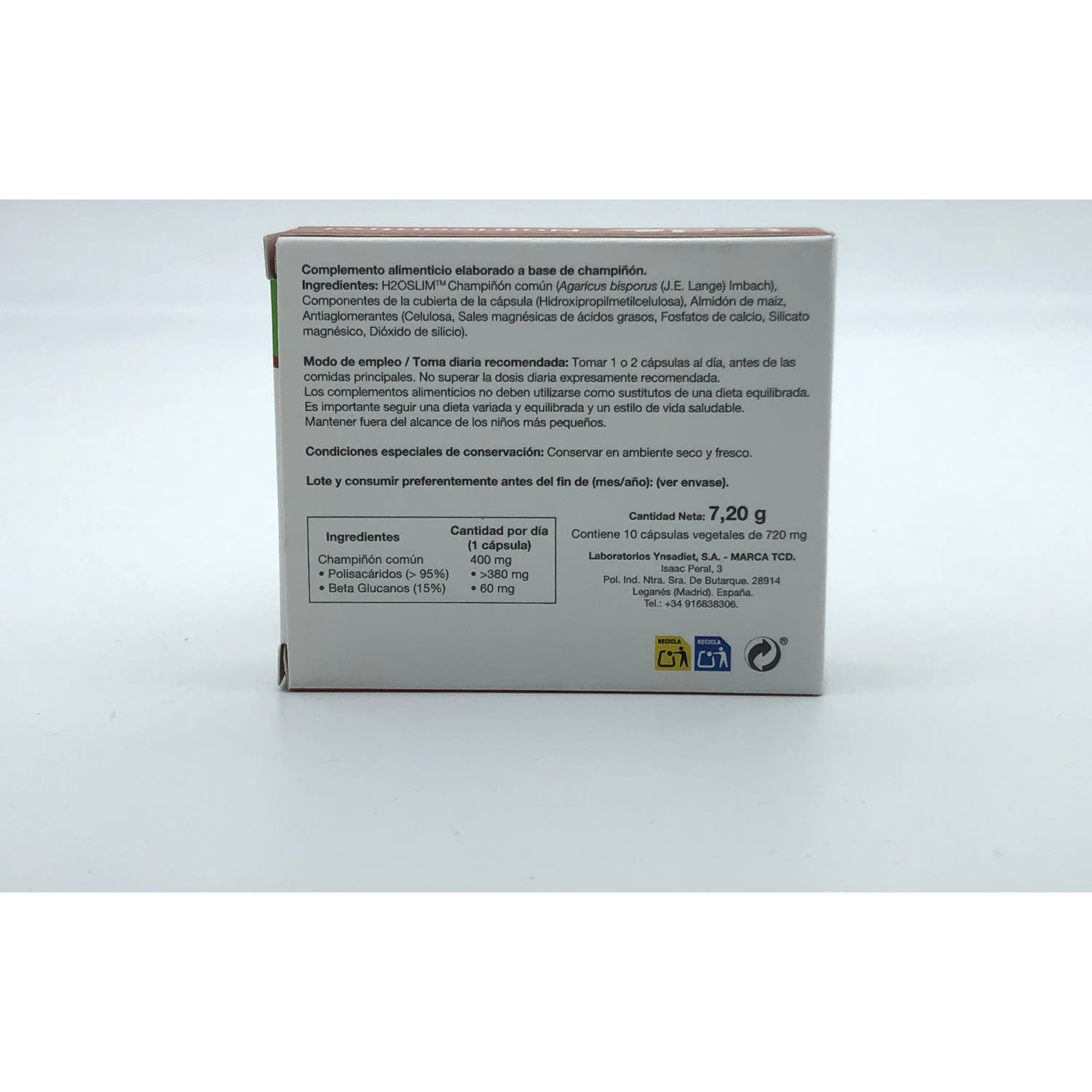 Dietética Adult Tcd Nutricontrol 10caps
