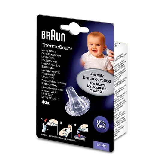 Braun Thermoscan boquillas de recambio 40uds