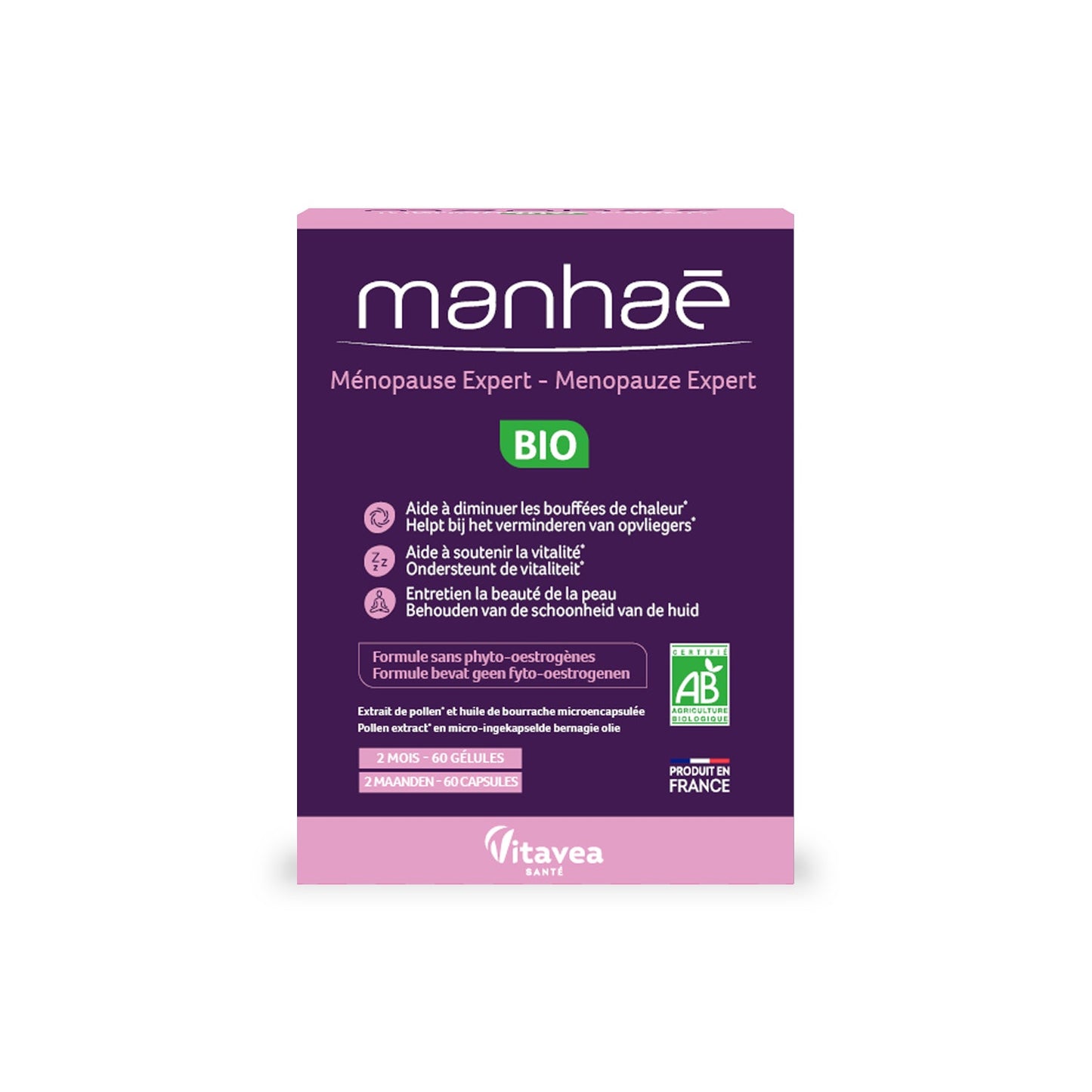 Manhae Menopausia Orgánica 60caps