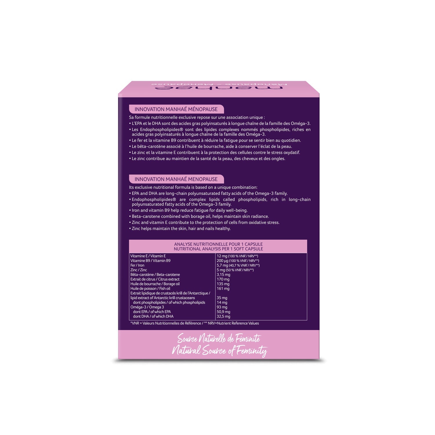 Manhae Menopausia Orgánica 60caps