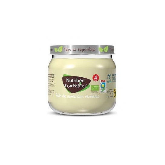 Nutriben Ecopotitos Pollo Corral Verduras 120g