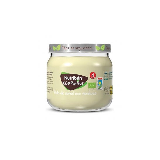 Nutriben Ecopotitos Pollo Corral Verduras 120g