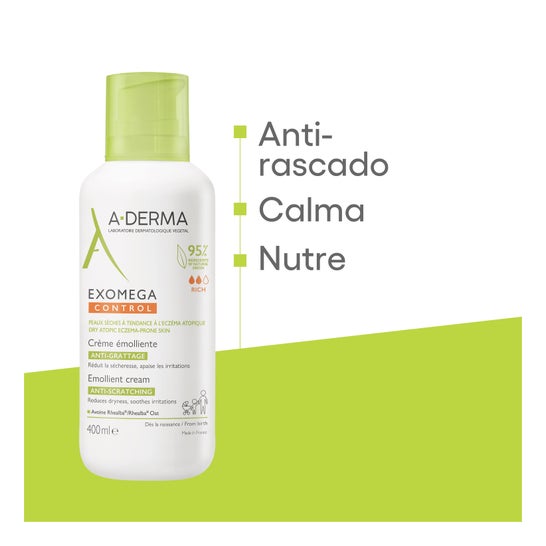 A-Derma Exomega Control Crema Emoliente 400ml