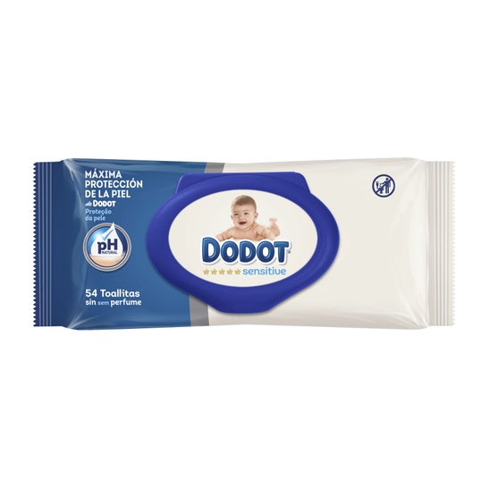 Dodot Toallitas Sensitive Recambio sin Perfume 54uds