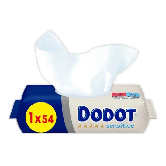 Dodot Toallitas Sensitive Recambio sin Perfume 54uds