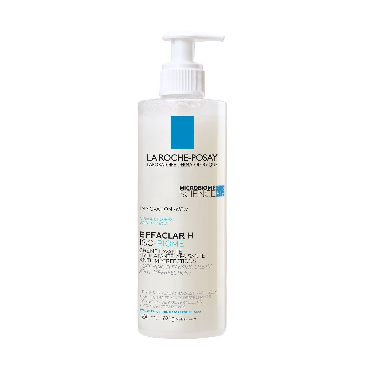 La Roche-Posay Effaclar H Iso-Biome Crema Limpiadora 390ml