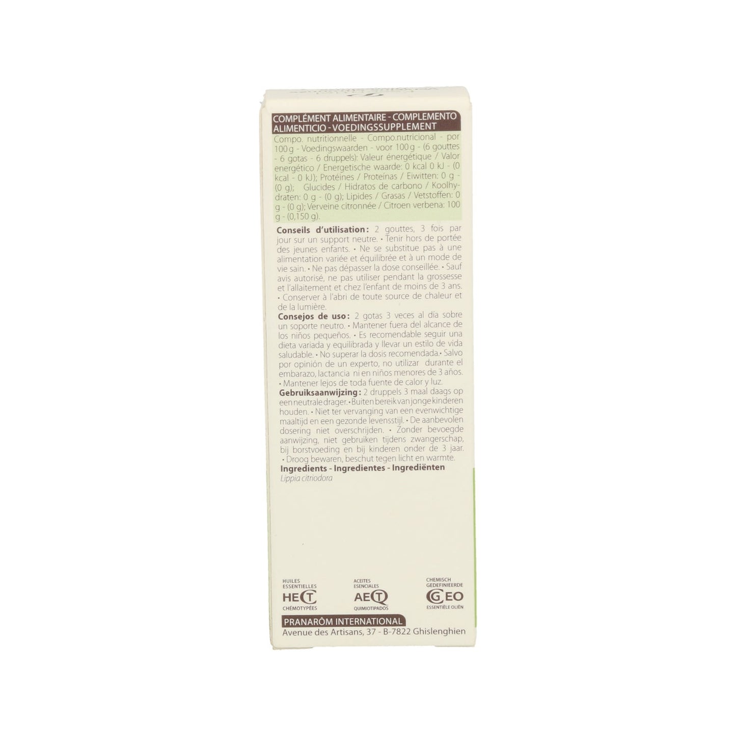 Pranarôm Aceite Esencial de Hierbaluisa 5ml