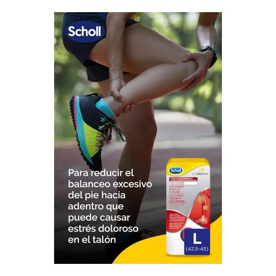 Scholl In-Balance Rodilla y Talón Talla L 1par