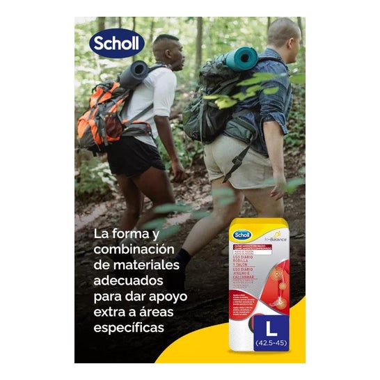Scholl In-Balance Rodilla y Talón Talla L 1par