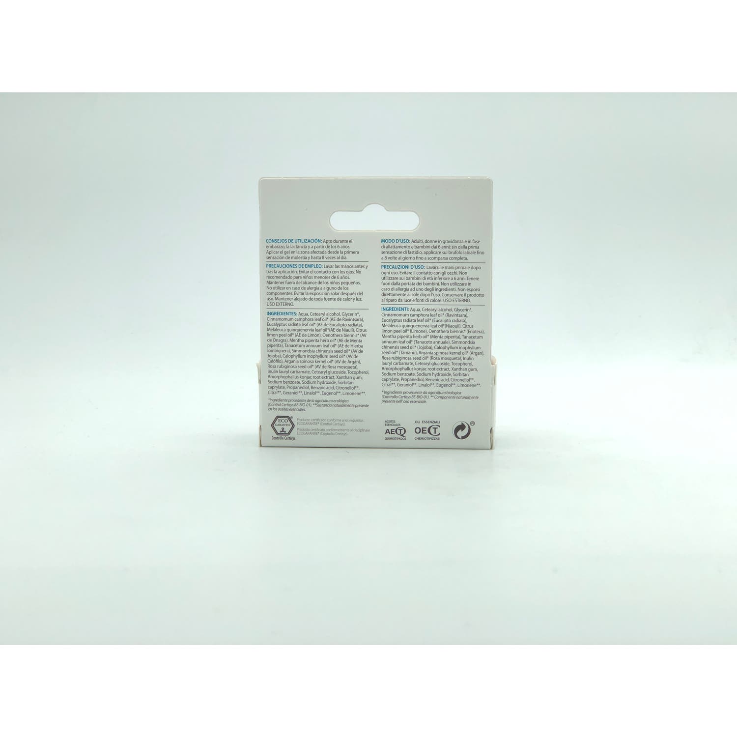 Pranarôm Aromaderm Gel Labial Labiarom BIO 5ml