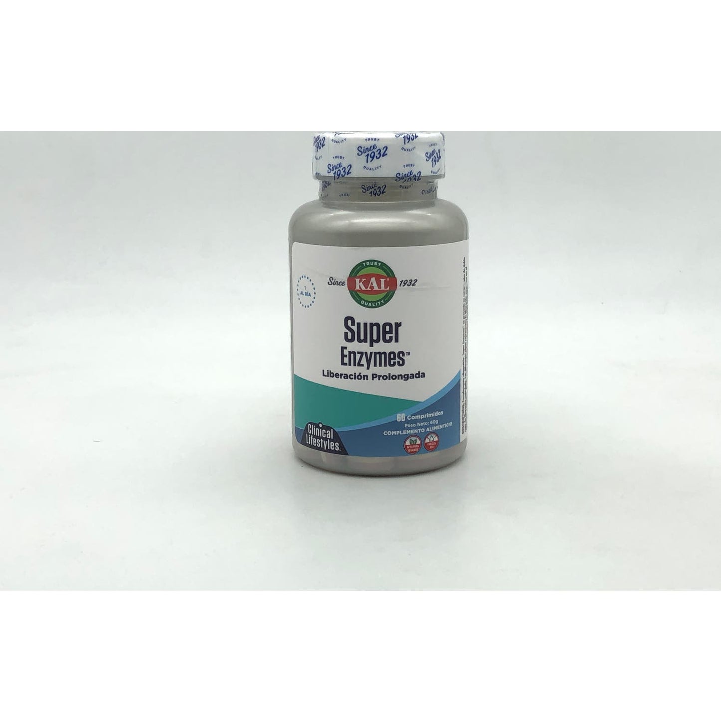 Kal Suplementos Super Enzymes Acción Prolongada 60 Comprimidos