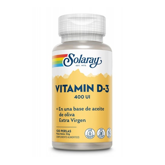 Solaray Vitamina D3 400Ui 120caps