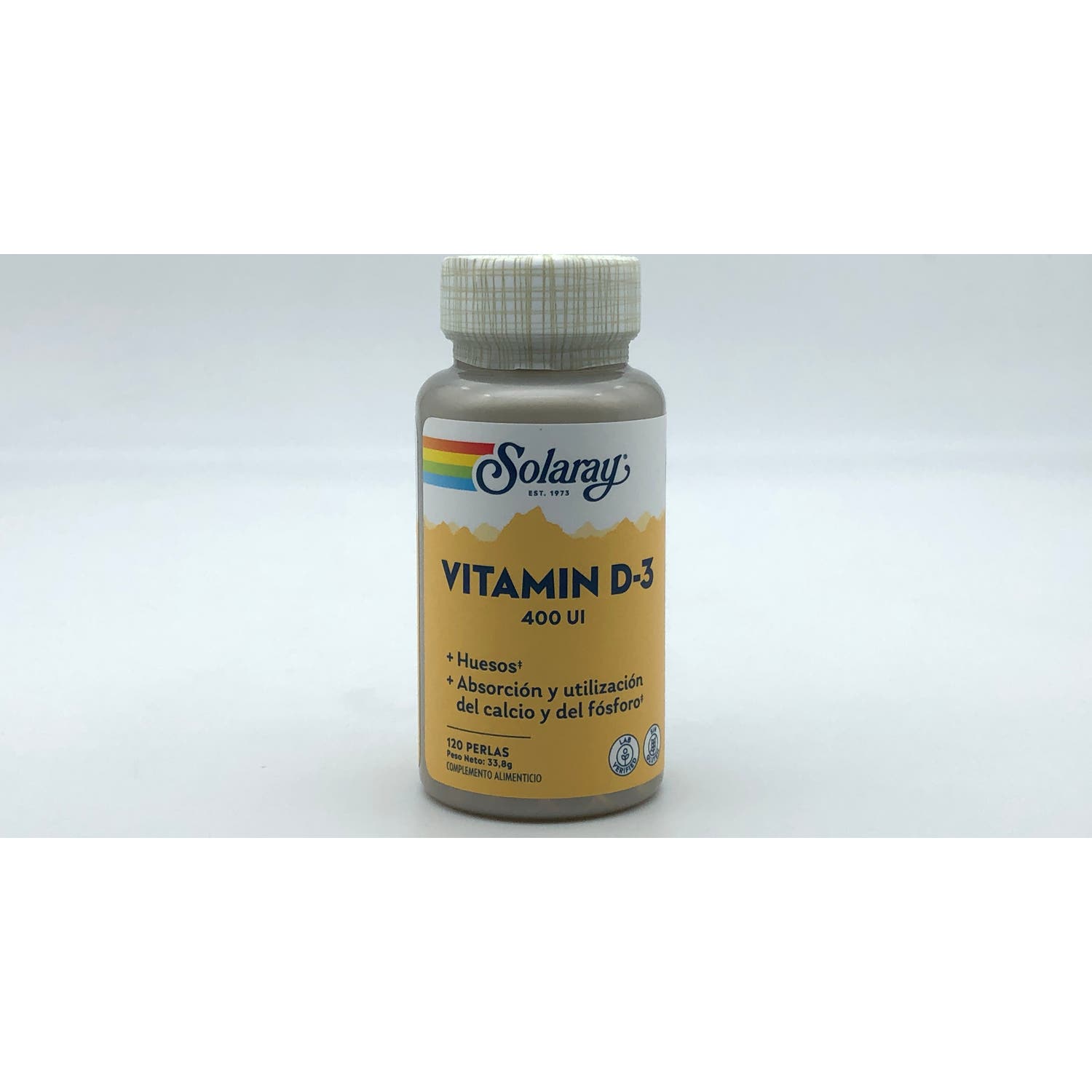 Solaray Vitamina D3 400Ui 120caps