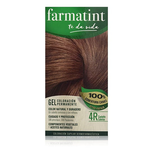 Farmatint Gel 4R Castaño Cobrizo 135ml