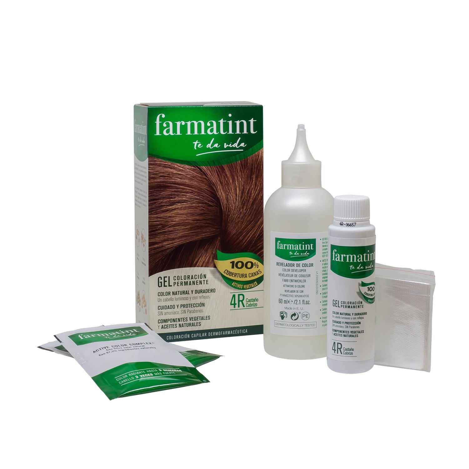 Farmatint Gel 4R Castaño Cobrizo 135ml