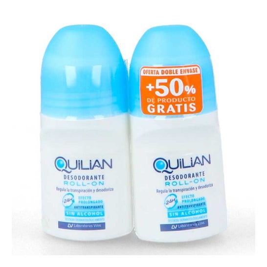 Quilian Desodorante Roll-on Pack de 2 Unidades x 75ml