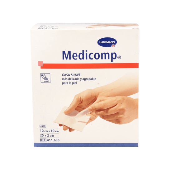 Medicomp Compresas Estériles de 10x10cm 25x2uds