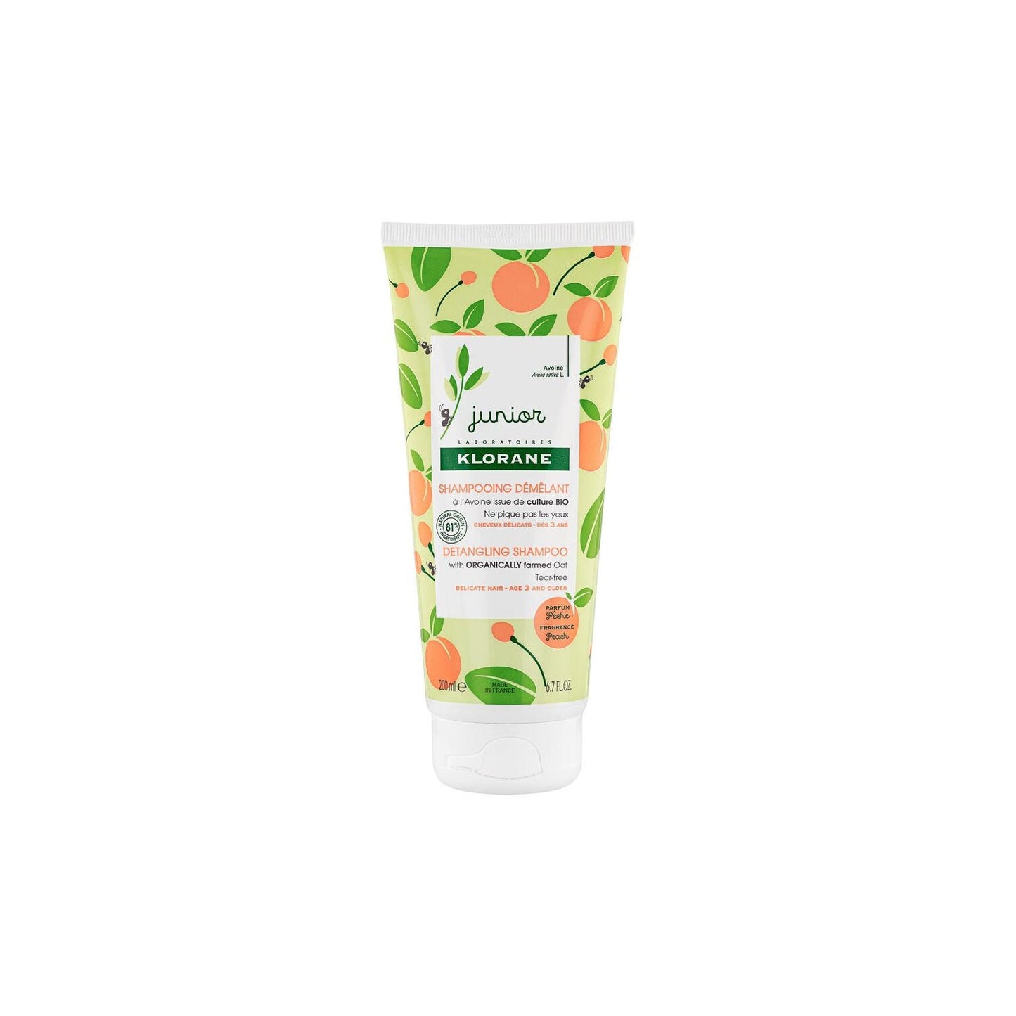 Klorane Junior Champú Melocotón 200ml