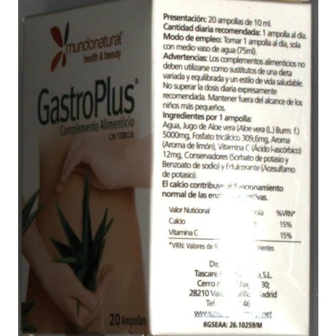 Mundo Natural Gastroplus 20 sticks x 10ml