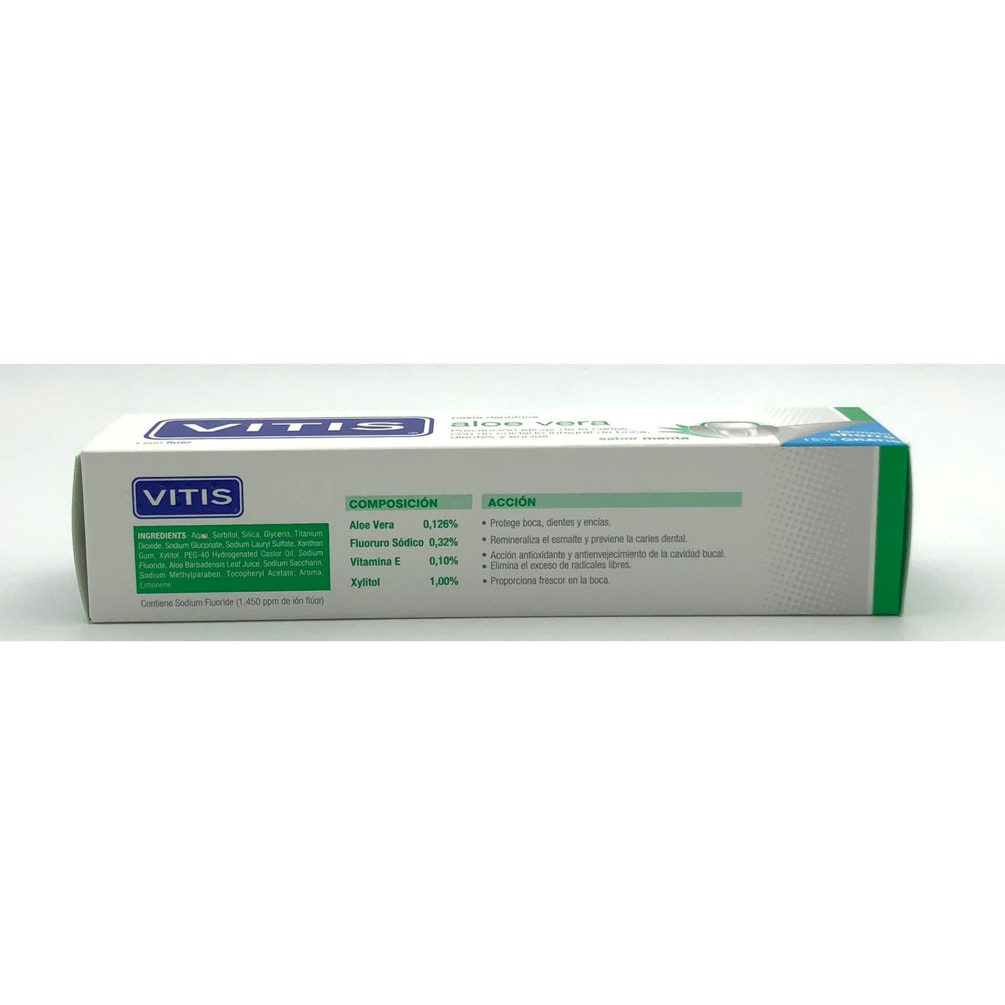 Vitis Dentífrico Aloe Vera - Menta 150ml