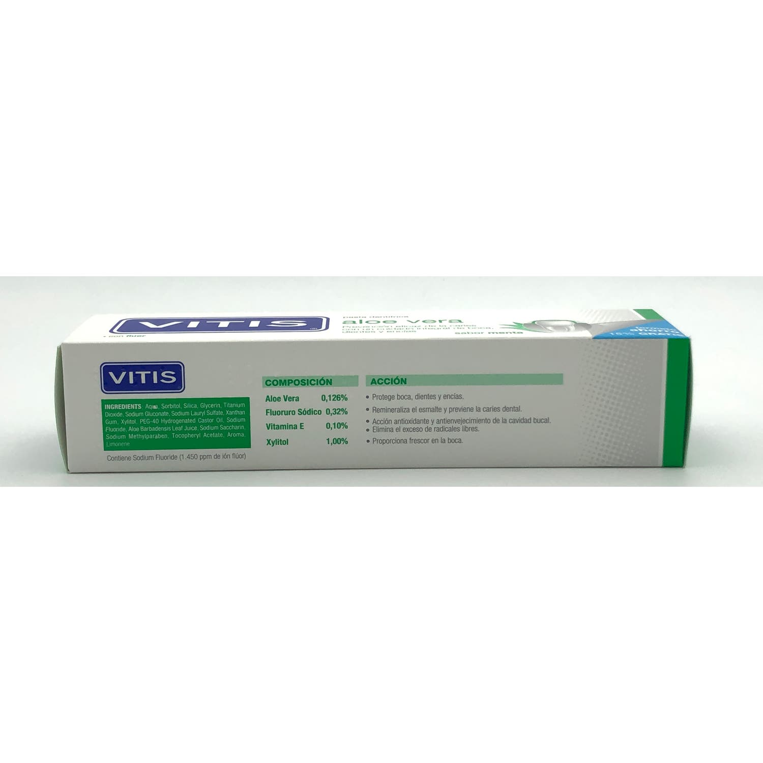 Vitis Dentífrico Aloe Vera - Menta 150ml
