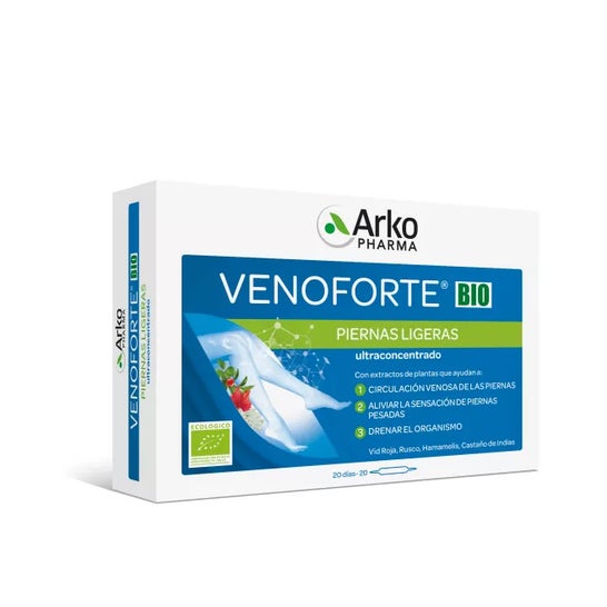 Arkopharma Venoforte BIO Piernas Ligeras 20 ampollas