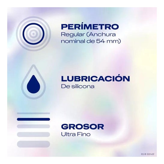 Durex Invisible Preservativos 12uds