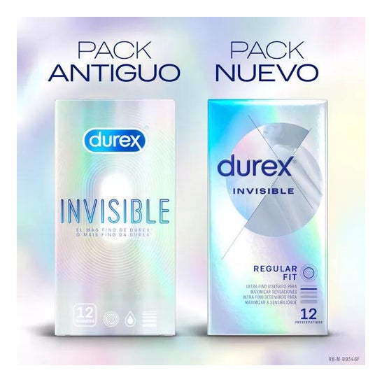 Durex Invisible Preservativos 12uds