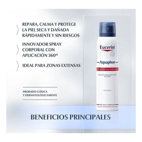 Eucerin Aquaphor Spray Pomada Corporal 250ml