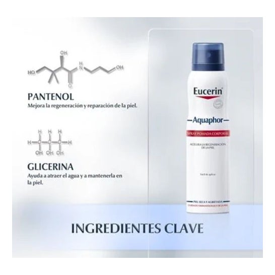 Eucerin Aquaphor Spray Pomada Corporal 250ml