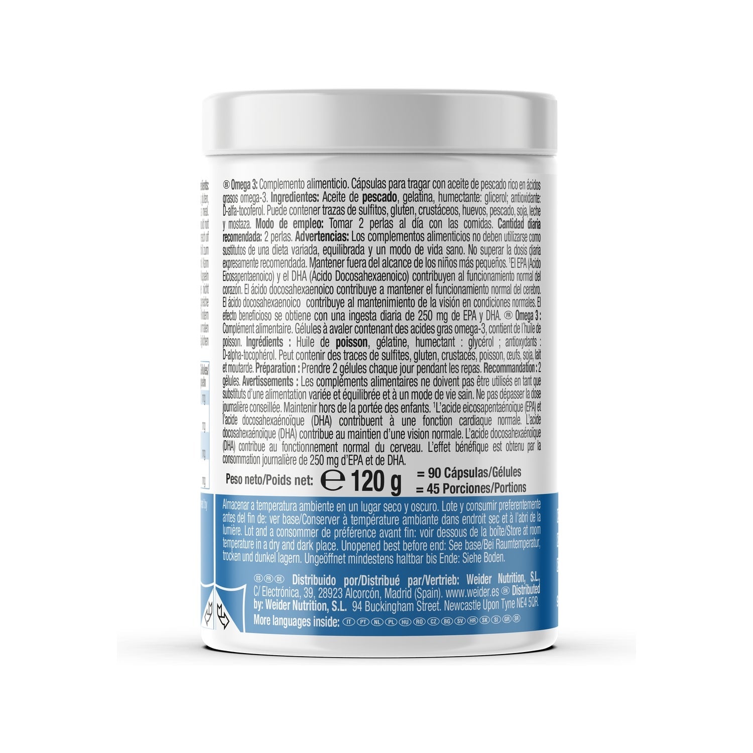 Weider Omega 3 90 Perlas
