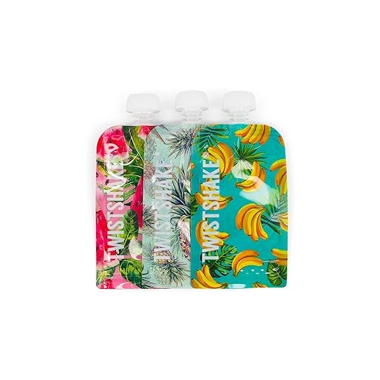 TwistShake Bolsitas Reutilizables Alimentos 3x220 ml