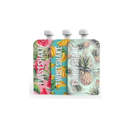 TwistShake Bolsitas Reutilizables Alimentos 3x220 ml