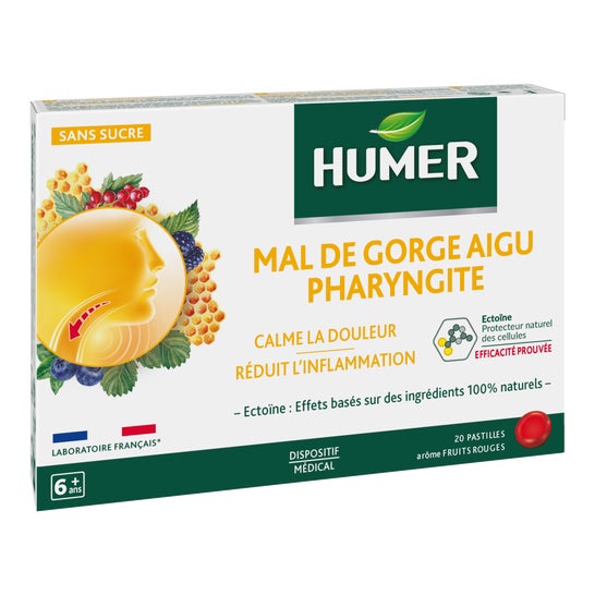 Humer Dolor de Garganta Faringitis Aguda 20comp