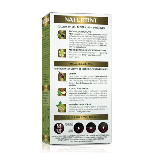 Naturtint Coloración Permanente 5M Castaño Claro Caoba 170ml