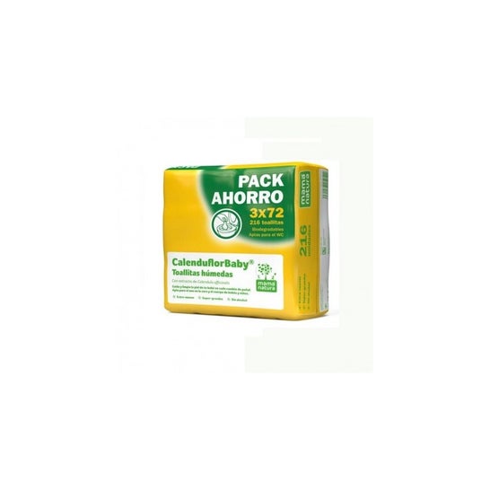 Pack Calenduflorbaby Toallitas de Calendula 3x72 Unidades