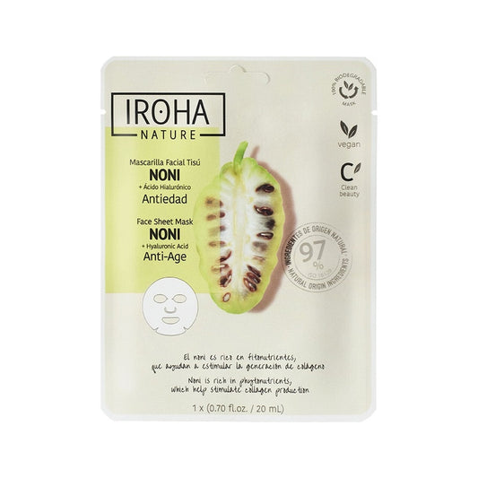 Iroha Nature Mascarilla Facial Tisú Antiedad Noni 20ml