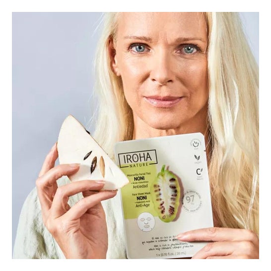 Iroha Nature Mascarilla Facial Tisú Antiedad Noni 20ml