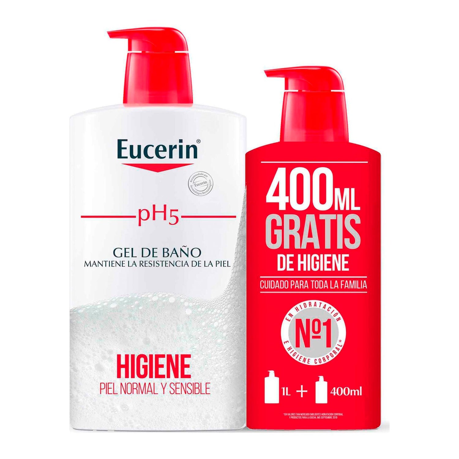 Eucerin® Family Pack Gel de Baño 1L + 400ml