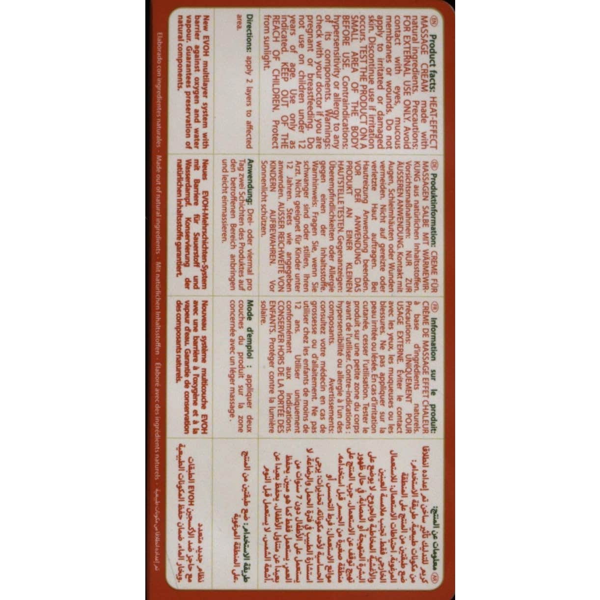 Physiorelax Ultra Heat crema masaje deportivo 75ml