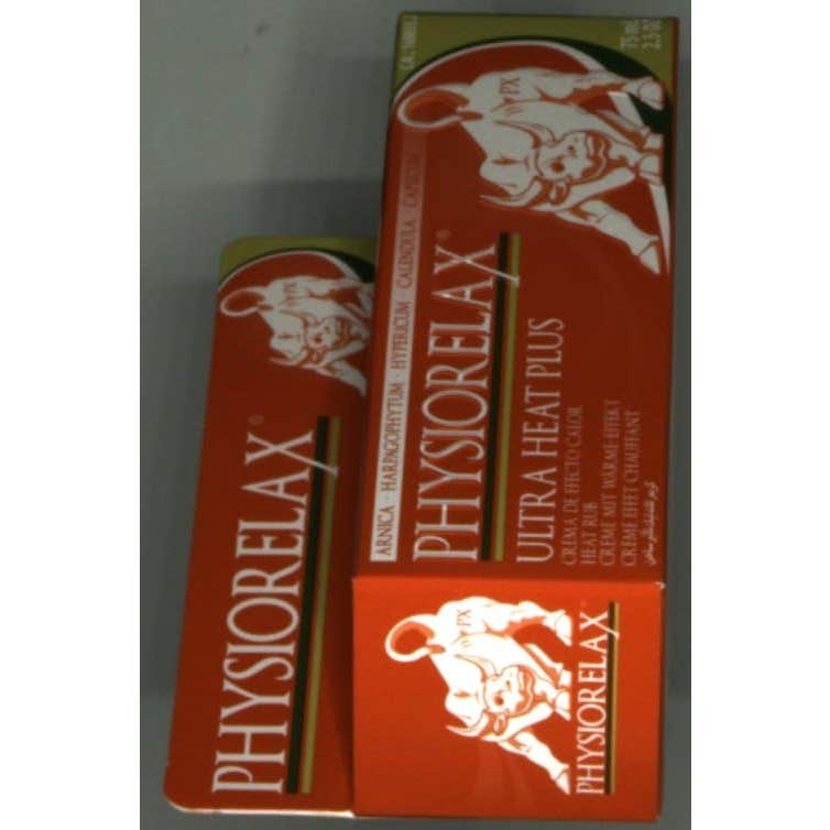 Physiorelax Ultra Heat crema masaje deportivo 75ml